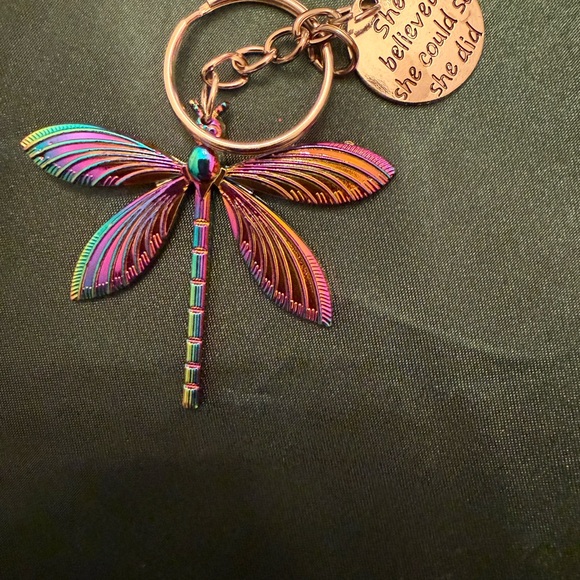 Colorful Dragonfly Keychain - Picture 2 of 2